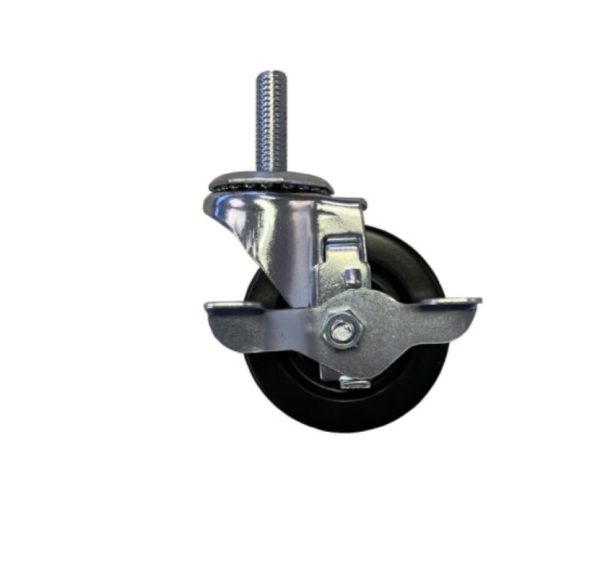 Anthony Welded Replacement Swivel/Stem Wheel, 3" X 1.25" for Cart #'s:  610FW-E and 610FW-H
