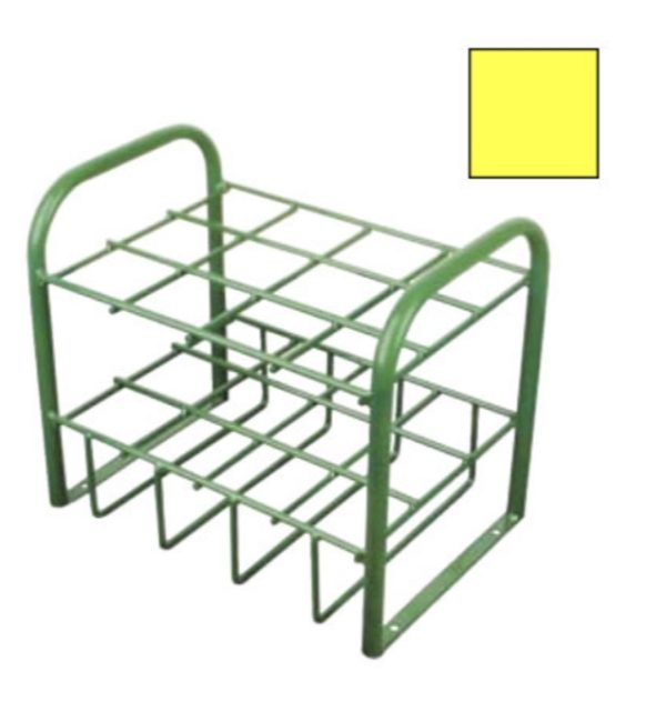 Cylinder Stand with Bumper Guard Kit, D & E, (12) - PAINTED YELLOW