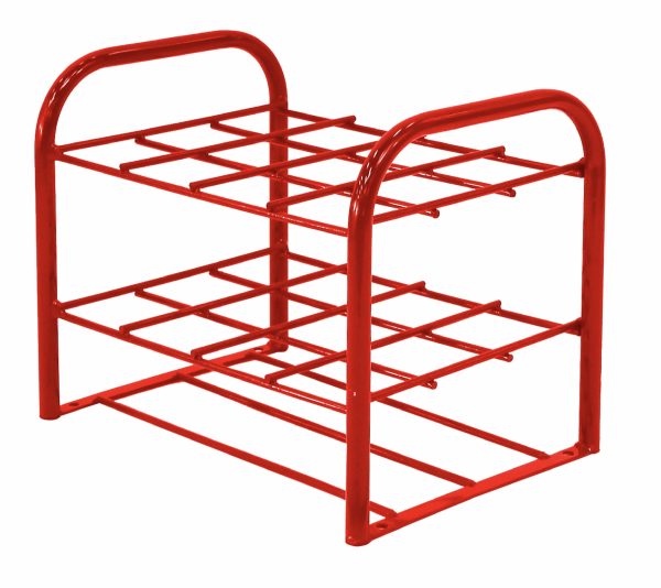 Cylinder Stand with Bumper Guard Kit, D & E, (12) - PAINTED RED