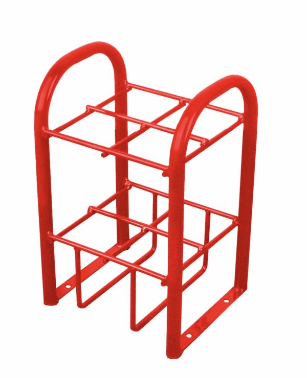 Cylinder Stand, D & E, (4) PAINTED RED