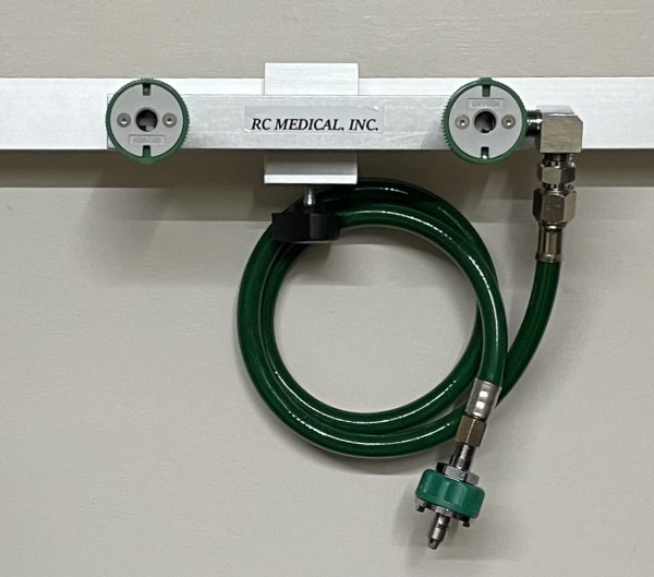 Eastern Rail Single Outlet Expansion for Oxygen, Ohmeda Outlet