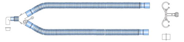 Hudson Ventilator Circuit, Case/10