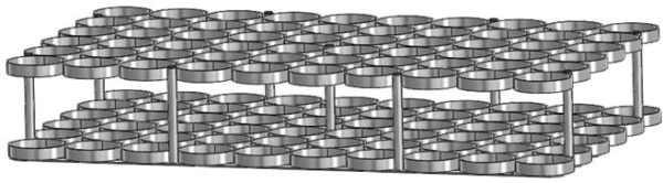 "D" & "E" Cylinder Stand, Zinc Plated, Holds 60 Cylinders
