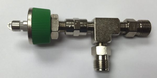 Dual Oxygen Auxiliary Valve (PTO) for Ohmeda Outlet