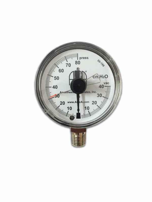 Anesthesia Associates Pressure Manometer Gauge with Pointer