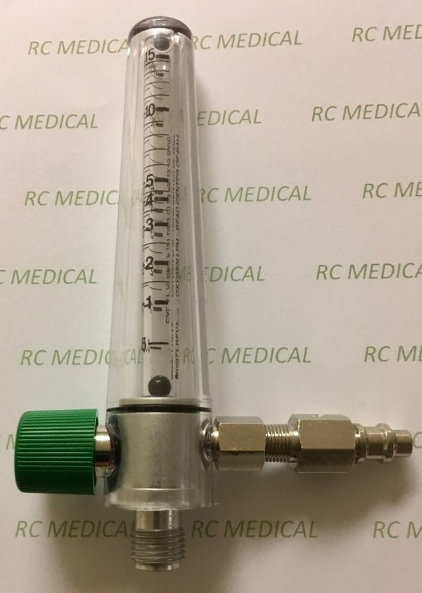 Precision Medical 15 LPM Oxygen Flowmeter-Puritan