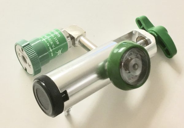 Fixed Flow Oxygen Regulator with Ohmeda Outlet, 0-25 LPM**CONFIGURATION MAY VARY**