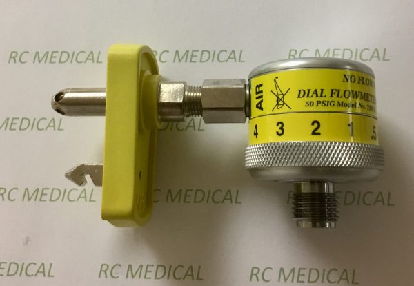 Precision Medical 1/2-15 LPM Fixed Flow AIR Flowmeter - Chemetron (NCG)