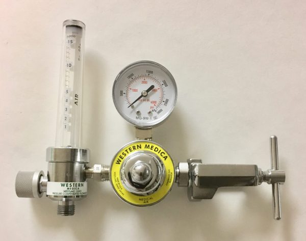 Western Medica Air Regulator, Liters per Minute (LPM), Small Cylinder