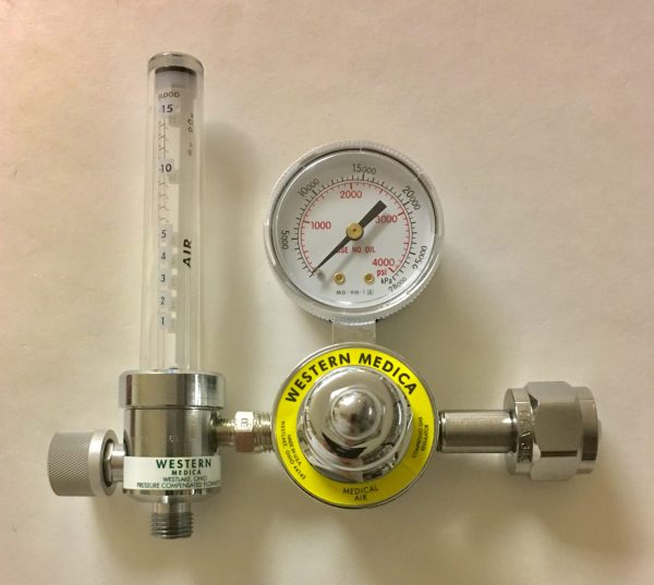 Western Medica Air Regulator, Liters per Minute (LPM), Large Cylinder