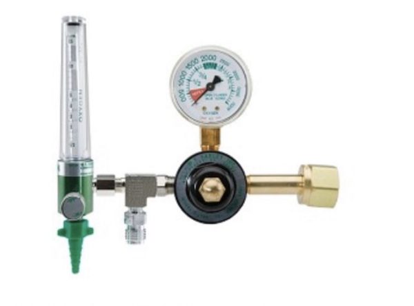 MRI Compatible 50 PSI Preset Specialty Regulator CGA540 With Power Take-Off