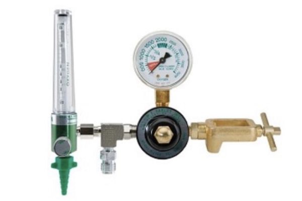 MRI Compatible 50 PSI Preset Specialty Regulator CGA 870 with Power Take-Off
