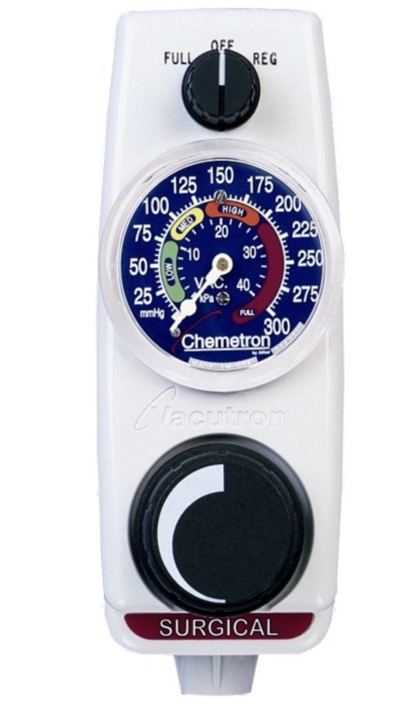 Allied Healthcare Continuous Suction Regulator with DISS Male Outlet, Ohmeda Inlet, 3 Mode