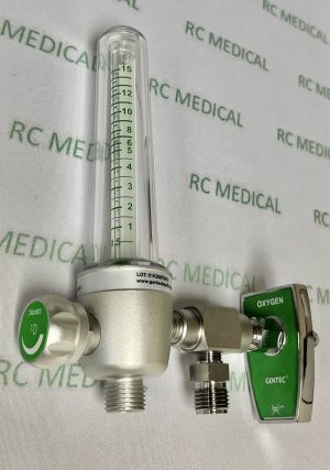 Gentec, 0-15 LPM, Oxygen Flowmeter with Chemetron Quick Connect and Power Take Off&nbsp; - &nbsp;