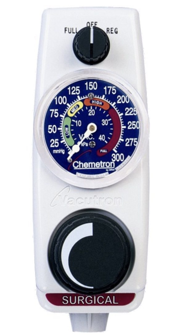 Allied Healthcare Continuous Suction Regulator with DISS Male Outlet, Ohmeda Inlet, SURGICAL