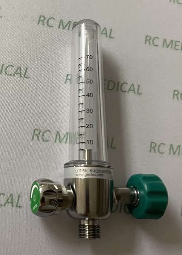 Gentec 70 LPM Oxygen Flowmeter with DISS Handtight Adapter