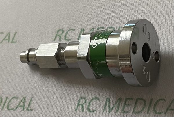 Puritan Bennett Male X Ohmeda Female Coupler for Oxygen