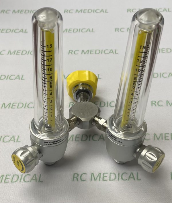 Gentec Dual Air Flowmeter with DISS Adapter