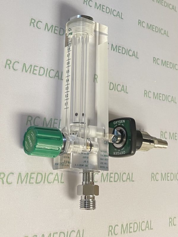 Gentec 0-1 LPM, Pediatric Oxygen Flowmeter with Medstar Quick Connect