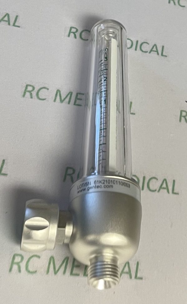 Gentec 0-3 LPM, Pediatric Oxygen Flowmeter with 1/8 NPT Female (NO Adapter)