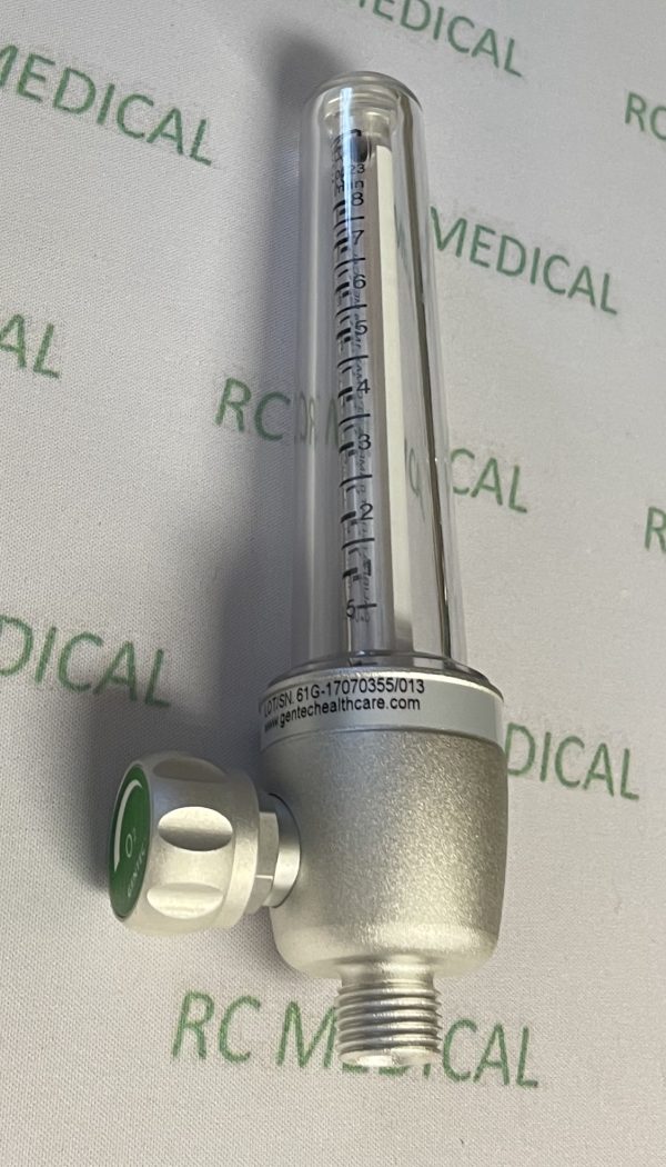 Gentec 0-8 LPM Oxygen Flowmeter with 1/8 NPT Female (NO ADAPTER)