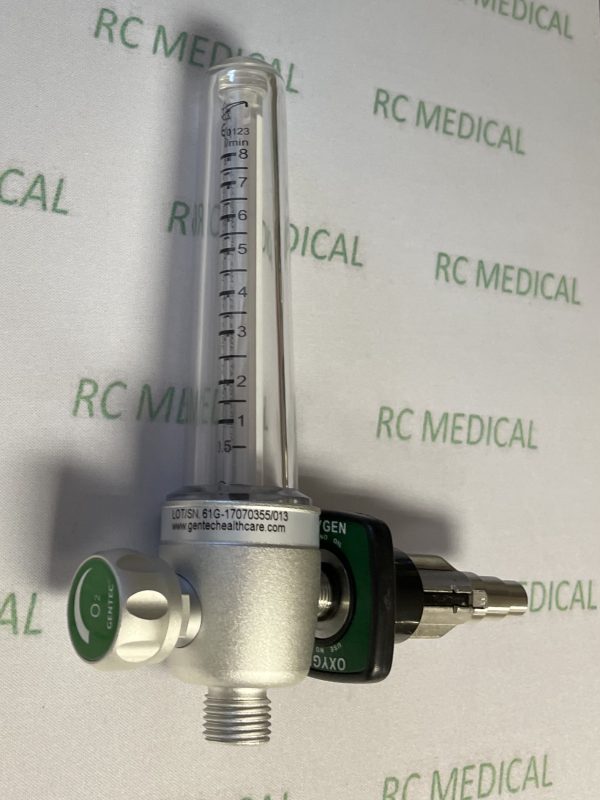 Gentec 0-8 LPM Oxygen Flowmeter with Medstar Quick Connect