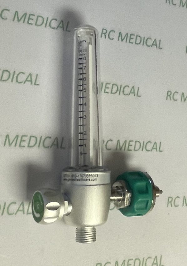 Gentec 0-8 LPM Oxygen Flowmeter with Ohmeda Quick Connect