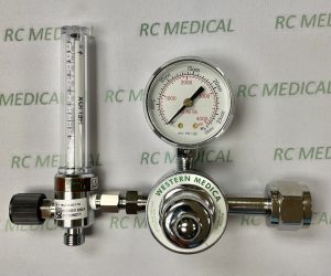 Heliox Regulator With Flowmeter CGA280 for Large Cylinder