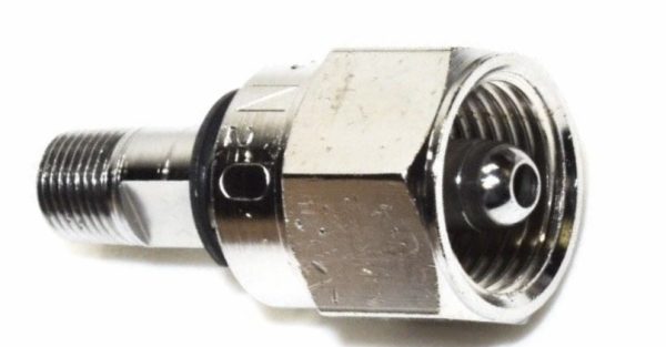 DISS Female Hex Nut X 1/8" NPT Male, Nitrous Oxide