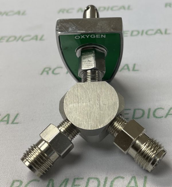 DISS "Y" Assembly with Check Valves Chemetron, Oxygen