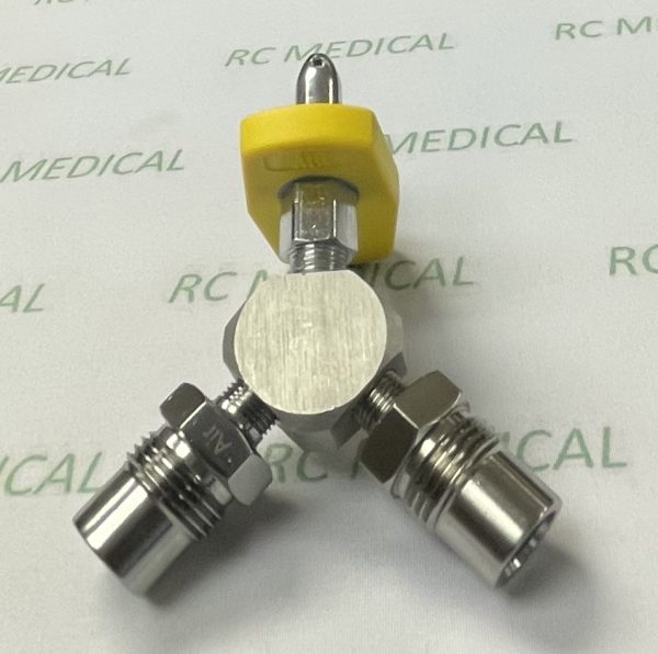 DISS "Y" Assembly with Check Valves Chemetron Air