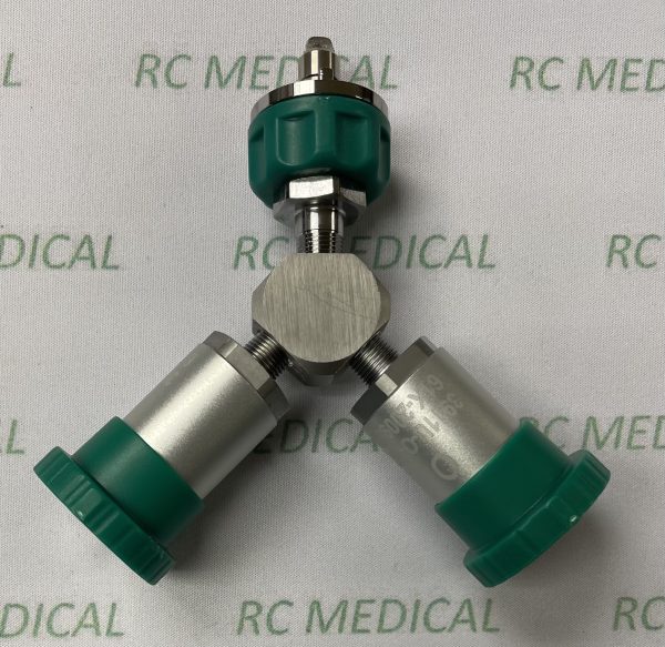 Oxygen Y" Block Assembly Ohmeda, 