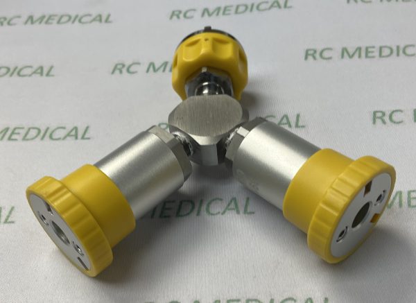 Precision Medical "Y" Block Assembly Ohmeda Air