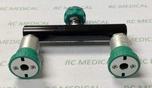 Precision Medical T-Block Ohmeda, Oxygen, (center)