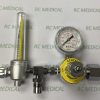 Air 15 LPM Regulator/Flowmeter, Large Cylinder with 50 PSI Valve - Image 2