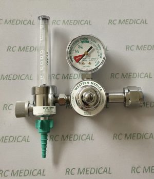 Single Stage Flowmeter/Regulator, 15 LPM, Large Cylinder