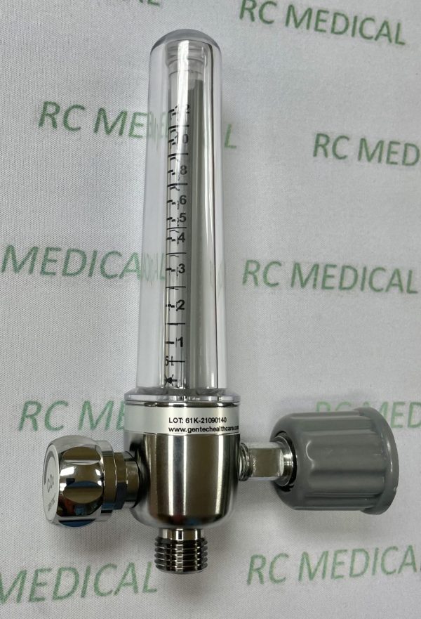 Gentec 1/2 - 12 LPM, CO2 Flowmeter - DISS Female Hand Tight