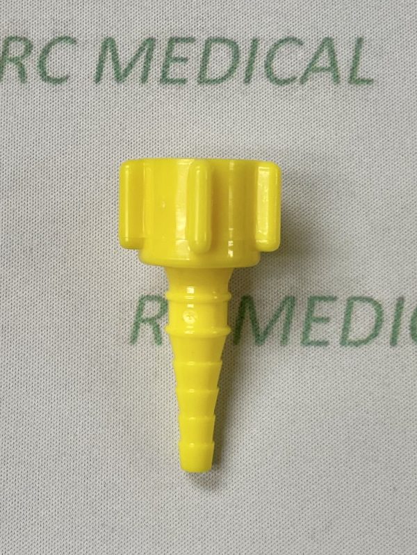 Two Piece Yellow Nut and Nipple, CS/50