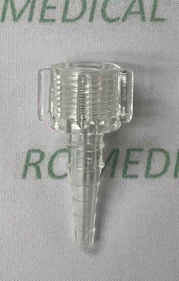 Two Piece Clear Nut and Nipple, EACH