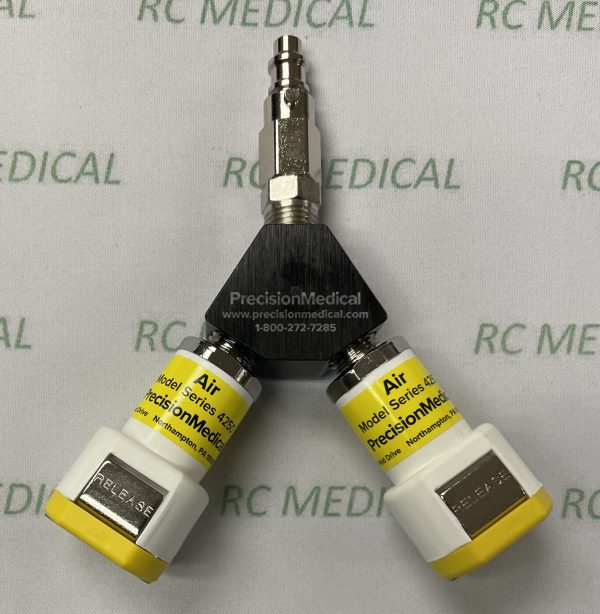 Precision Medical "Y" Block Assembly Puritan-Bennett Air