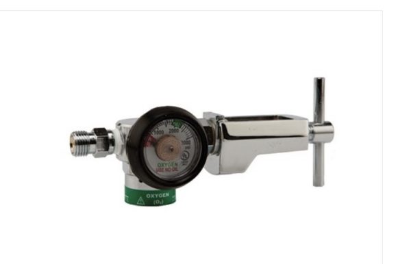 Compact 50 PSI Preset Oxygen Regulator CGA870, DISS Male (With Check)