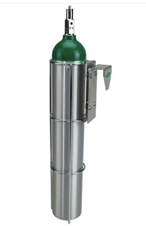 Oxygen Cylinder Holder for Hanging Over Headboards