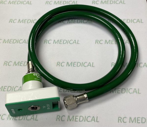 3 FT Conductive Oxygen Hose with DISS Female Hex Nut X Chemetron Female **LIMITED QUANTITY**