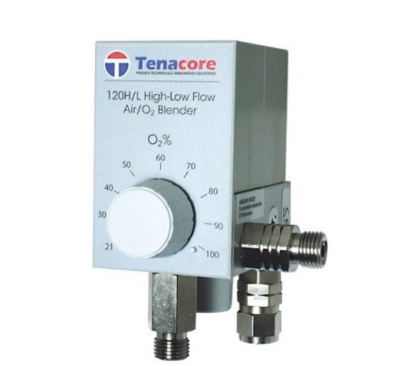 MRI Compatible Tenacore High-Flow Oxygen-Air Blender