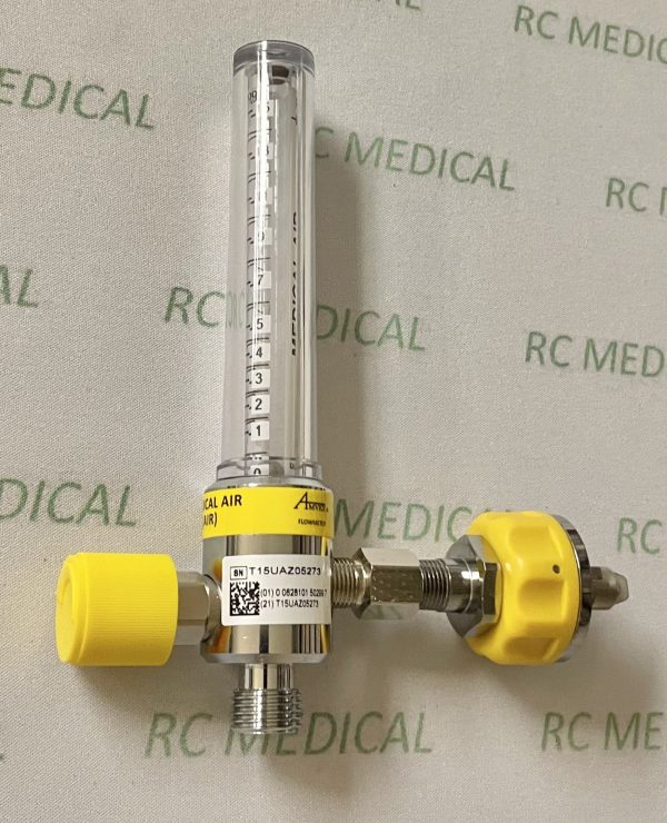 Ohio Medical 15 LPM AIR Flowmeter with Ohmeda Quick Connect