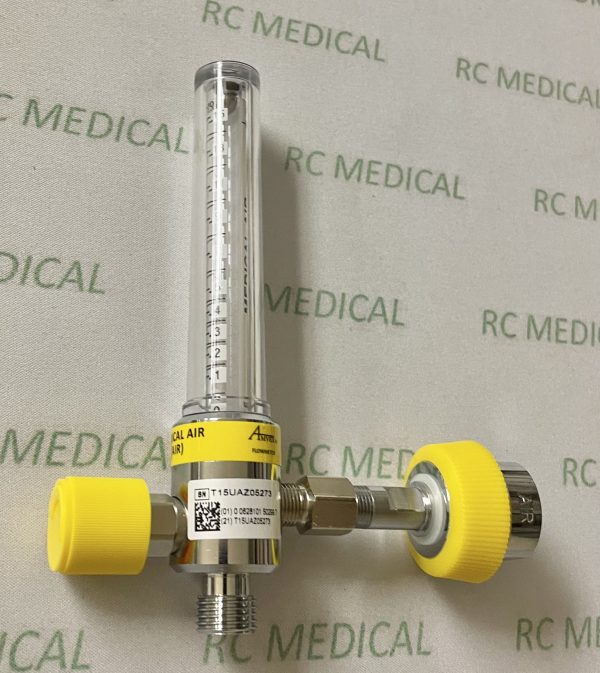 Ohio Medical 15 LPM AIR Flowmeter with DISS Female Hand Tight
