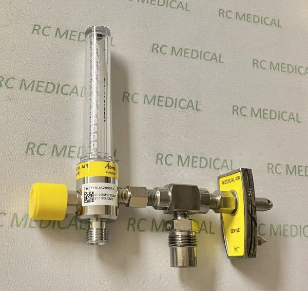 Ohio Medical 15 LPM AIR Flowmeter with Chemetron Quick Connect and Power Take Off (50 PSI Auxiliary Valve)