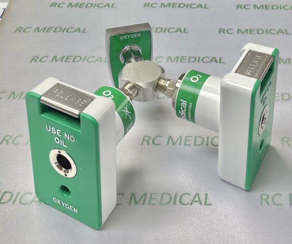 Precision Medical "Y" Block Assembly Chemetron, Oxygen