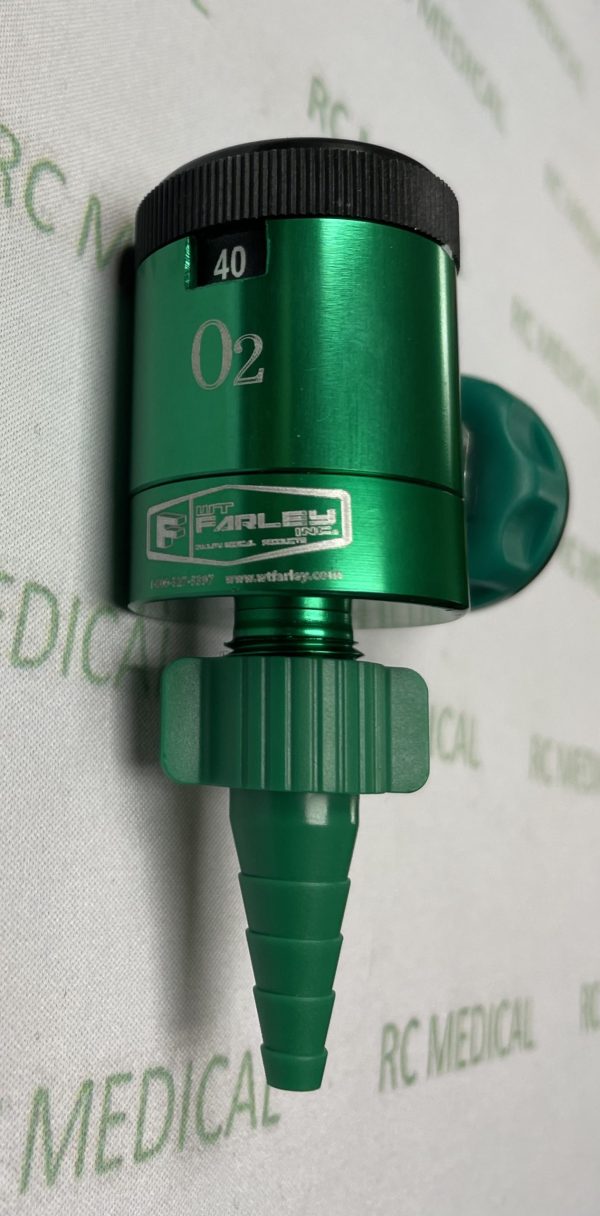 Oxygen Flowmeter, 40 LPM Fixed Flow with Ohmeda Adapter   