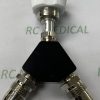 DISS "Y" Assembly with (2) Check Valves DISS Female VAC - Image 2